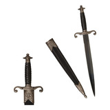 Espada Corta Occidental Daga Medieval Sombrero Y Serpientes