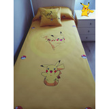 Pikachu Pokémon Cubrecama Dix 11/2+ Funda De Almohadón