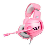 Audífonos Gamer Onikuma K5 Pink Compatibles Pc Ps4