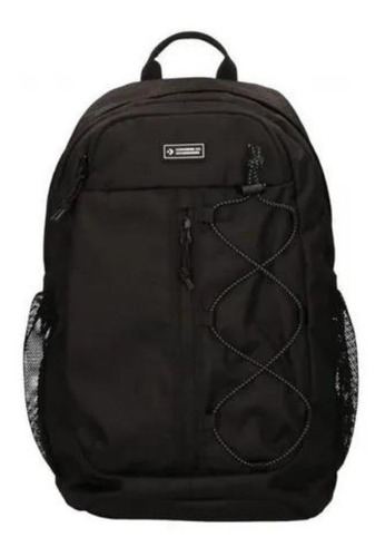 Mochila Converse Transition Negro Cordon De Costado