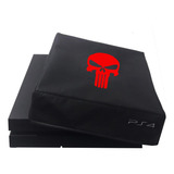 Funda Antipolvo Ps4 - Punisher -  Realizada En Ecocuero