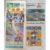 Combo Boca Juniors Campeón. Diarios Y Revistas. Olé, Gente.