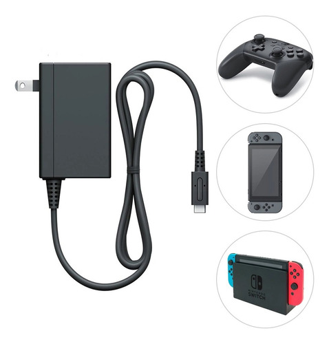 Cargador Nintendo Switch 5v / 15v 2.6a Tv Dock Adaptador Ac