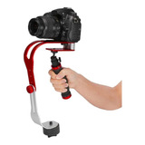 Estabilizador Steadycam iPhone Gopro Celular Camera Dslr Cor Vermelho