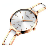 Relógios De Quartzo Cerâmicos Elegantes Nibosi Ni2330