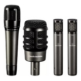 Kit Microfones Audio Technica Atm Drum4 Atm250 Atm650 Atm450
