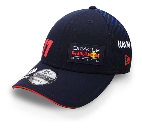 Gorra New Era 9 Forty Checo Perez Red Bull 2023 Azul Marino 