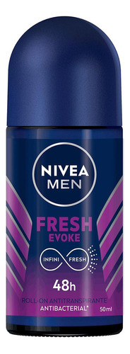 Desodorante Sin Alcohol Nivea Men Fresh Evoke Roll On 50ml