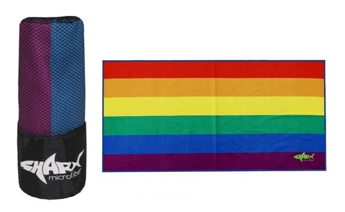 Toalla Microfibra Sharx* 80x160cm Bandera Gay Envío Gratis