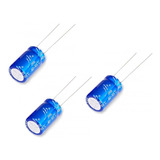 Pack 3 Capacitor Electrolitico 2200uf 16v 105° Radial Nubbeo