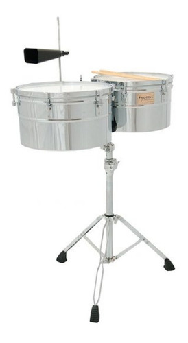 Timbales Tycoon 14 -15  Cuerpo En Cromo