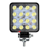 Faro Auxiliar Reflector 4x4 Led Off Road 48w 12 A 24v Camion