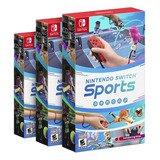 Combo Com 3 Nintendo Switch Sports Switch Midia Fisica