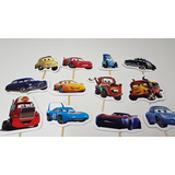 Adorno Cupcake Deco Cars Pelicula Rayo Mcqueen X14u