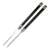 Espadas Gemelas Ninjato De 69  Cm De2 Filos Con Funda  