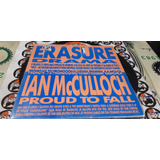 Erasure Drama Ian Mcculloch Proud To Fall Lp Promo Brasil 89