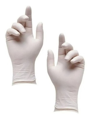 Insumo Guantes Examen Latex Descartable Caja X 100 Un Bremen