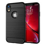 Funda Tpu Antigolpe Fiber Carbon Para iPhone XR