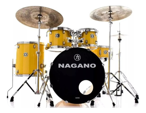 Bateria Nagano By Tagima Garage Rock 22 Ylr Yellow Racing