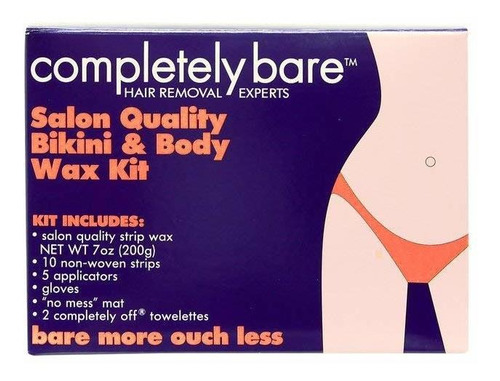 Completely Bare - Kit De Cera Corporal Y Bikini De Calidad D