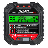 Kmoon Gfci - Comprobador De Toma De Corriente Con Pantalla D