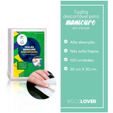 Toalha Viscose Descartável Manicure 50 Grs Kit C/ 1000 Unid