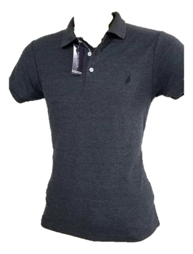 Playera Nautica Color Gris Oxford