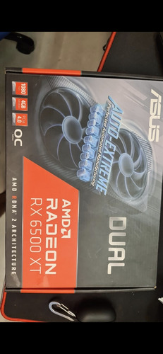Placa Vídeo Asus Dual Radeon Rx 6500 Xt Oc Edition4gbgddr6 