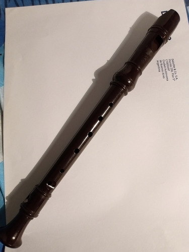 Impecable Flauta Escolar Yamaha Soprano Recorder German