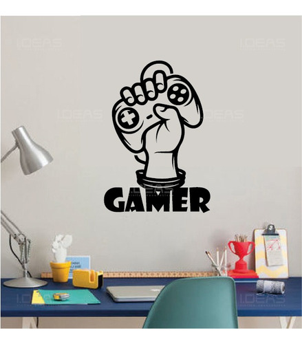 Vinilo Decorativo Gamer Sticker De Pared Pegatina