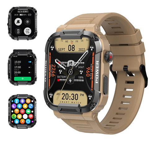 Smartwatch Reloj Inteligente Para Hombre Llamada Bluetooth 