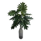 4 Plantas Artificiais Mini Arbusto De Silicone Realista 50cm