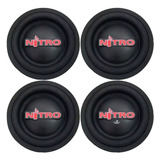 4 Sub Woofer 8 Polegada Nitro 300w Rms 4 Ohms Bobina Simples