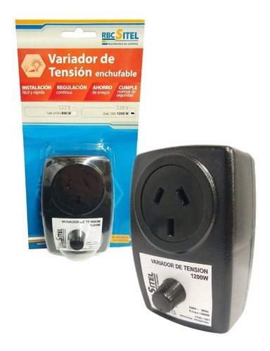 Variador De Tensión Enchufable 1200w, Ideal Guirnaldas