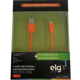 Cabo Recarga/sincronização Micro Usb - ELG