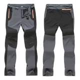 Hombres Escalada Exterior Senderismo Pantalones Trekking Cam