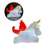 Lampara Led Luz De Noche Infantil Unicornio Velador Mesada