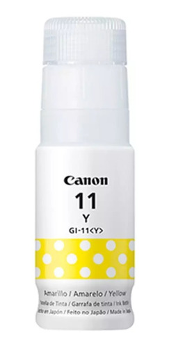 Tinta Canon Gi-11 Amarillo | Pixma G2160 | Pixma G3160