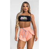 Conjunto Top+short Moletom Maria Gueixa 7064