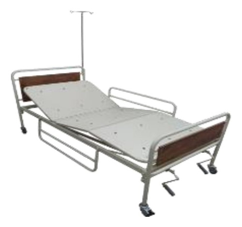 Cama Hospitalaria De 3 Planos De Lujo + Colchón Antiescaras 