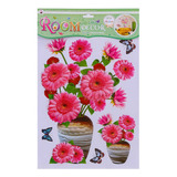 Pegatinas Estéreo D Diy Plant Vase Autoadhesivas Para Pared,