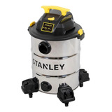 Aspiradora Stanley Industrial Acero Inox 38l Hogar Auto 1950 Color Plateado/negro/amarillo