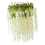 Ratta String Of 12 Artificial Wisteria Flowers For 1