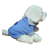 Casaco Roupa Cachorro Gato Pequeno A Médio Inverno Frio 1 Un Cor Azul 02