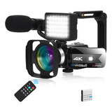Cámara De Video Vlogging Digital Camcorder 4k Webcam Ir