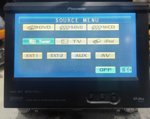 Dvd Automotivo Pioneer Avh-p5750dvd