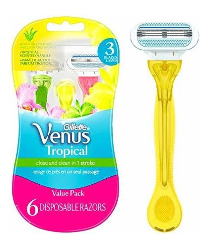 Maquinillas De Afeitar Desechables 3 Hojas De Afeitar Venus