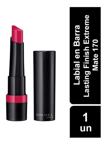 Labial Rimmel Lasting Finish Extreme Matte Lipstick