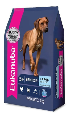 Alimento Eukanuba Senior Large Breed 3kg Perro Adulto Grande