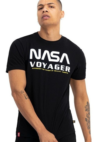 Remera Hombre Nasa Voyager Alpha Importadas - Algodón 100%